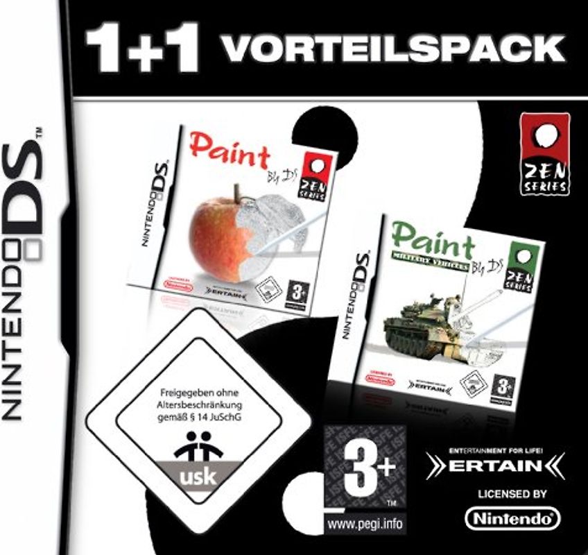 Paint 2 in 1 Bundle: Paint + Paint Military Vehicles Nintendo DS