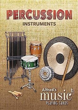 Alfred's Music Playing Cards -- Percussion Instruments: 1 Pack, Card Deck