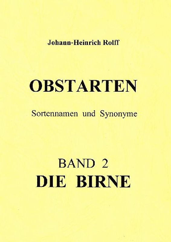 Obstarten Sortennamen und Synonyme