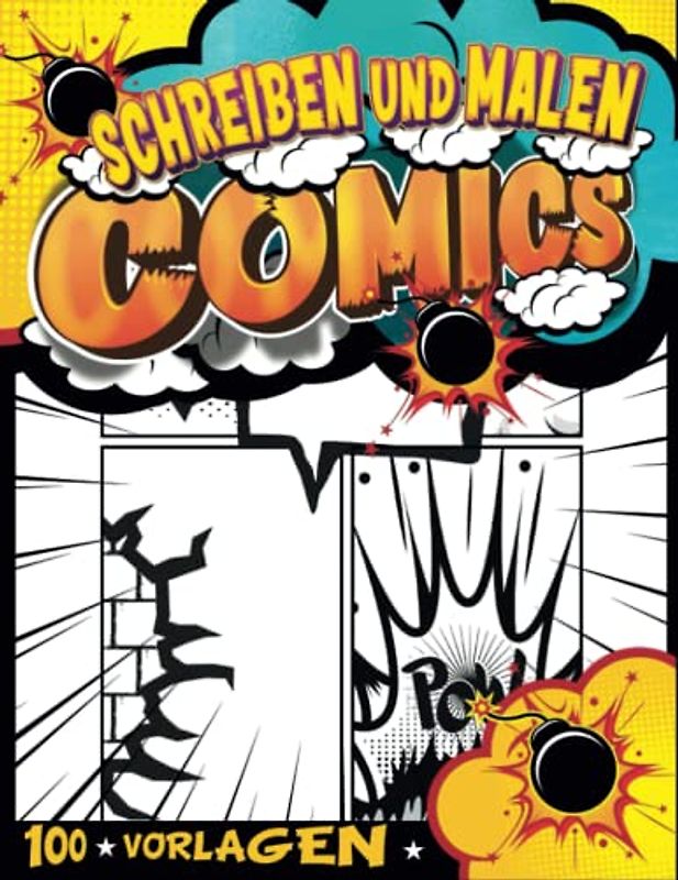 Comic Zeichnen Lernen Buch: Vorlagen Zum Zeichnen Von Anime Für Kinder | Comic-Bücher Für Jungen Im Alter Von 9-12 Jahren Schreiben Und Zeichnen