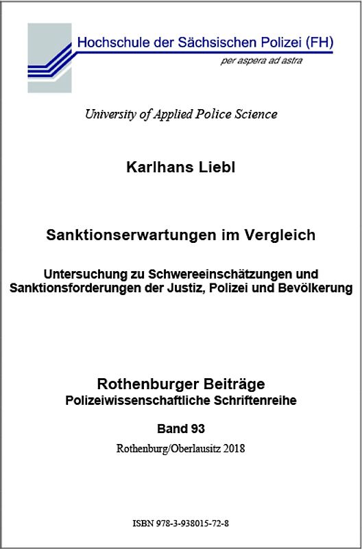 Sanktionserwartungen im Vergleich