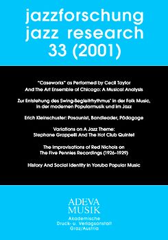 Jazzforschung - Jazz Research / Jazzforschung - Jazz Research