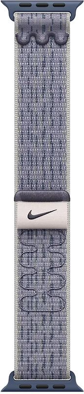 Apple Watch 44/45/46/49 mm Boucle Sport Nike gris/bleu