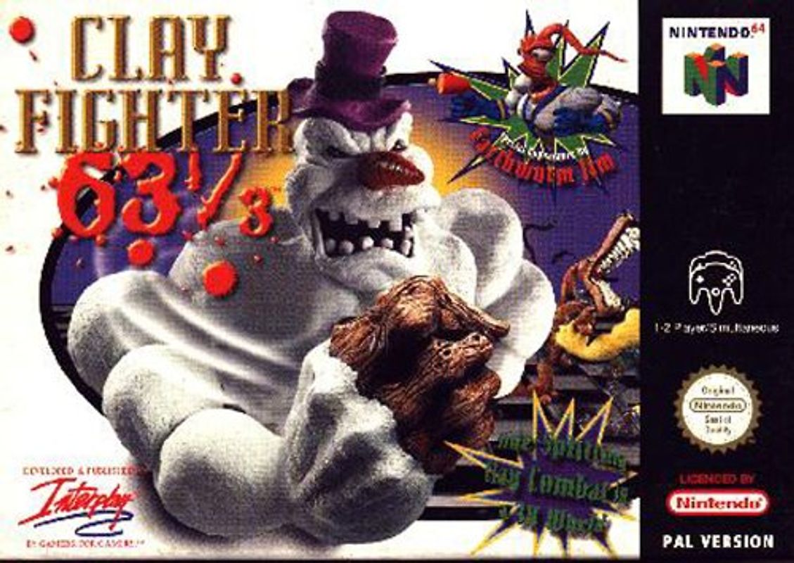 Clay fighter 63 - Nintendo 64 - PAL Nintendo 64