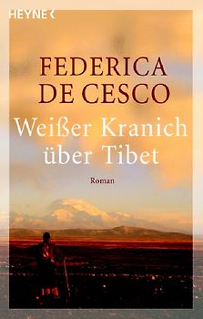 Weißer Kranich über Tibet
