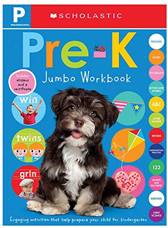 Pre-K Jumbo Workbook: Scholastic Early Learners (Jumbo Workbook)
