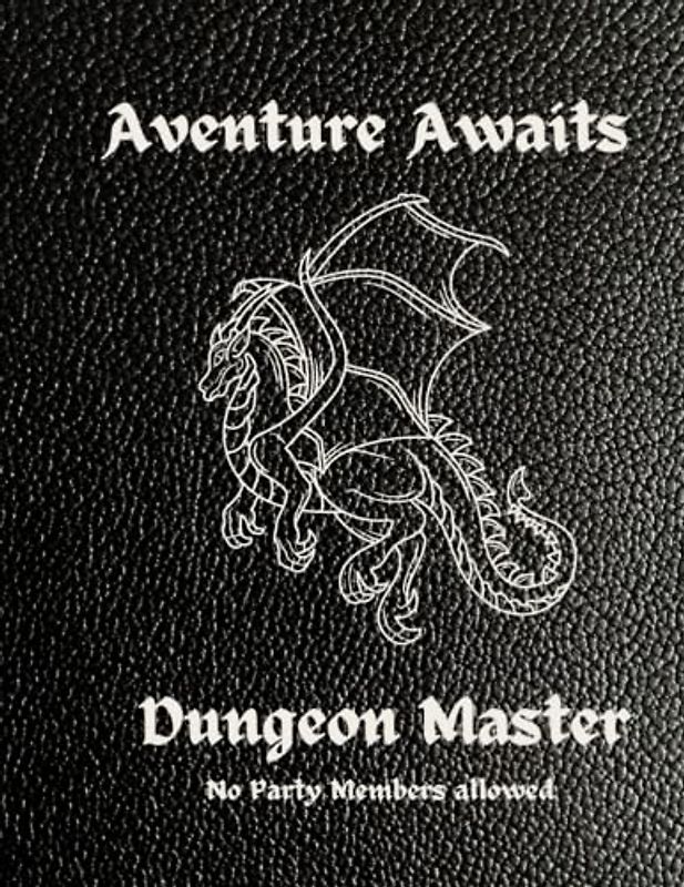 Dungeon Master Notebook: DND, 8x11, 15 Character Sheets, 10 Combat Sheets, 30 lined, 30 hexagonal, 30 graph