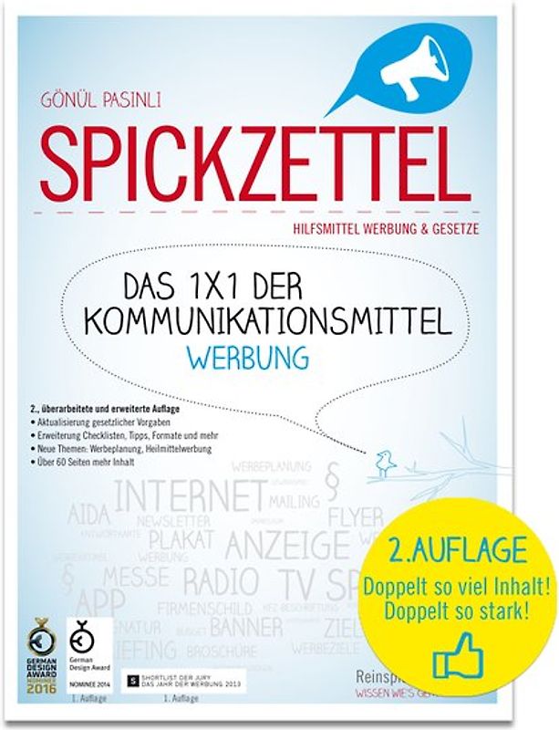 SPICKZETTEL – Das 1x1 der Kommunikationsmittel – Werbung