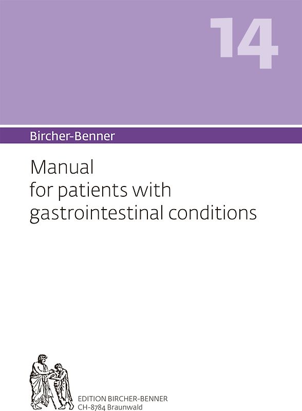 Bircher-Benner 14 Manual for patients with gastrointestinal conditions