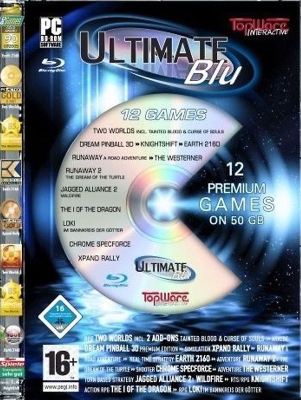 Ultimate Blu - 12 Premium Games on 50GB [Blu-ray, inkl. Handbuch] PC Spiele