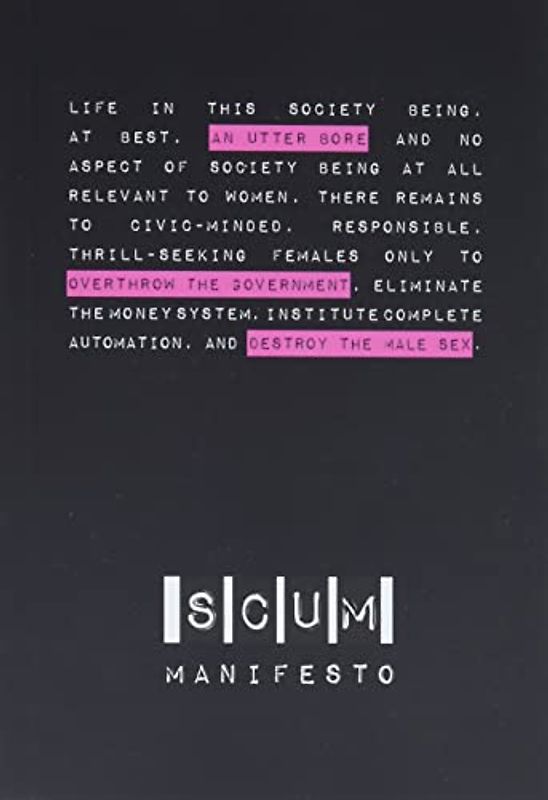 SCUM Manifesto