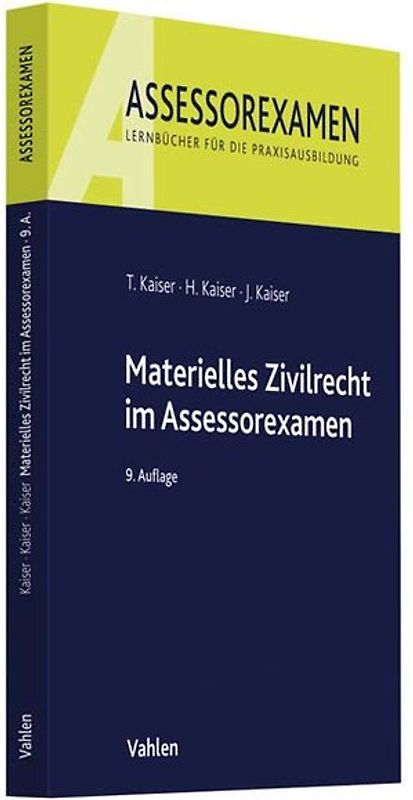 Materielles Zivilrecht im Assessorexamen