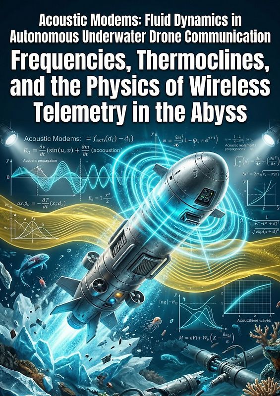 Acoustic Modems: Fluid Dynamics in Autonomous Underwater Drone Communication