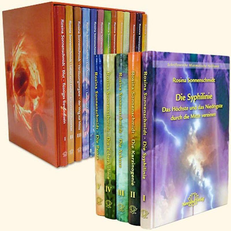 Komplettset der Schriftenreihen Organ-Konflikt-Heilung UND Miasmatische Heilkunst in 17 Bänden