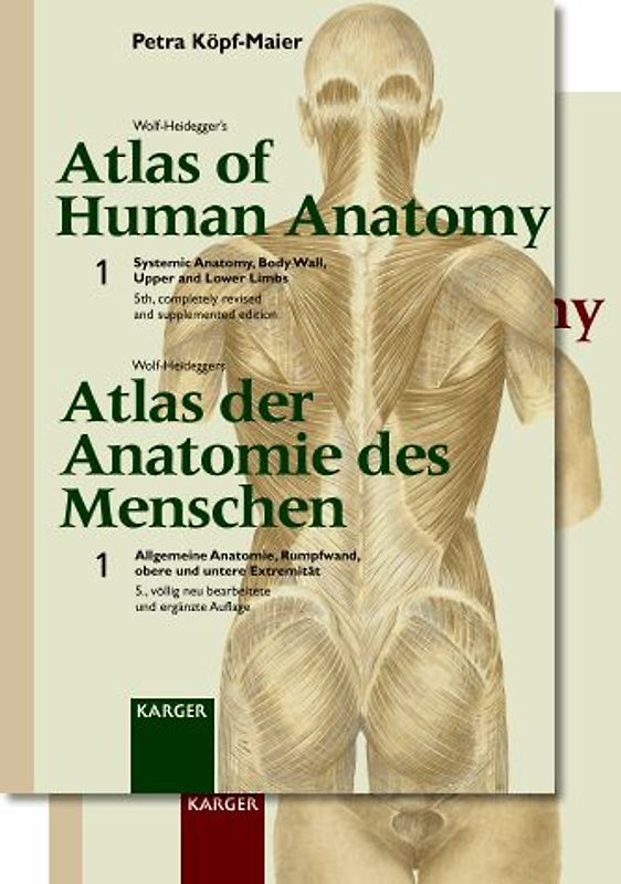 Wolf-Heidegger's Atlas of Human Anatomy /Wolf-Heideggers Atlas der...