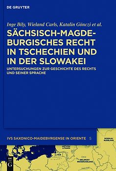 Sächsisch-magdeburgisches Recht in Tschechien und in der Slowakei