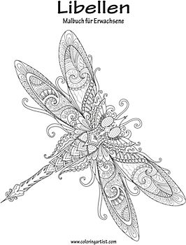 Libellen-Malbuch für Erwachsene 1