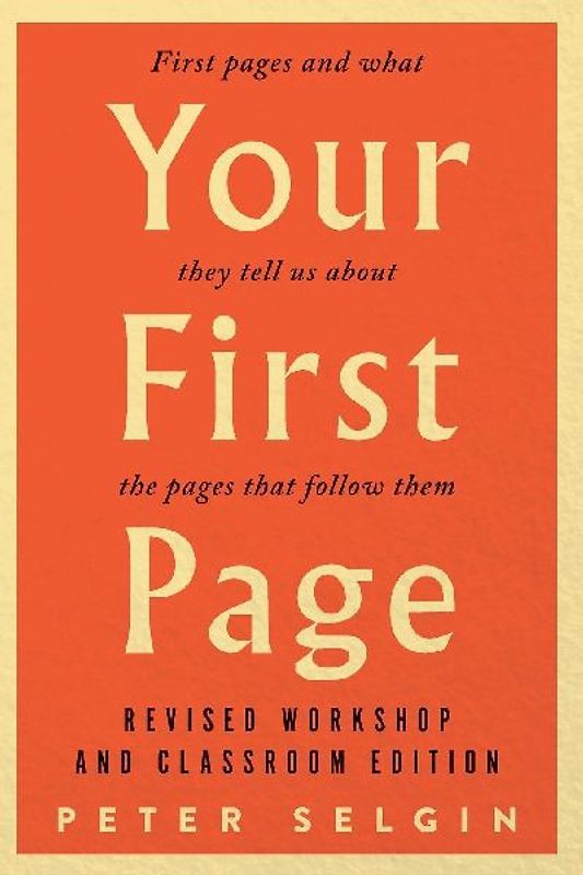Your First Page: First Pages and What They Tell Us about the Pages that Follow Them