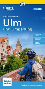 BVA ADFC Regionalkarte Ulm und Umgebung 1:75.000