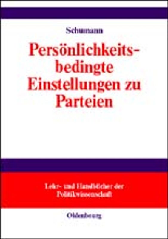 Persönlichkeitsbedingte Einstellungen zu Parteien
