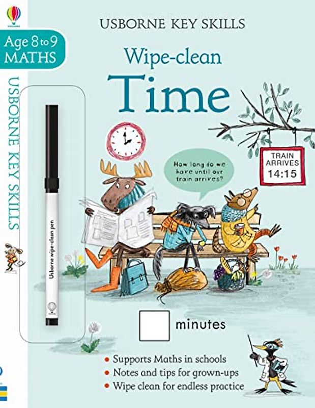 Wipe-Clean Time 8-9 (Wipe-Clean Key Skills): 1