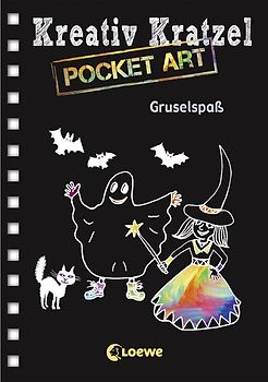 Kreativ-Kratzel Pocket Art: Gruselspaß