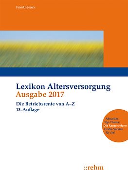 Lexikon Altersversorgung 2017