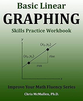 Basic Linear Graphing Skills Practice Workbook: Plotting Points, Straight Lines, Slope, y-Intercept & More (Improve Your Math Fluency Series)