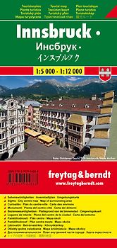Innsbruck, Touristenplan 1:5.000 - 1:12.000