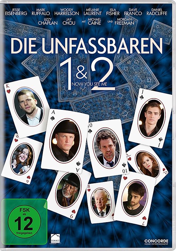 Die Unfassbaren - Now you see me 1&2 [2 DVDs] DVD