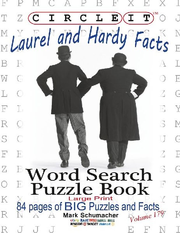 Circle It, Laurel and Hardy Facts, Word Search, Puzzle Book
