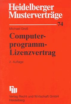 Computerprogramm-Lizenzvertrag