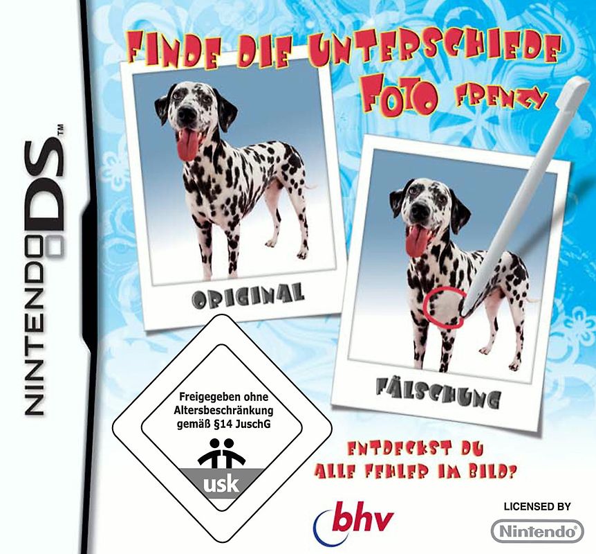 Finde die Unterschiede: Foto Frency Nintendo DS
