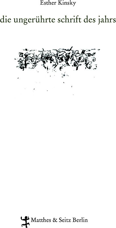 die ungerührte schrift des jahrs