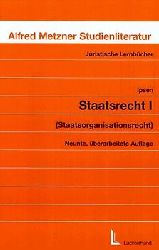 Staatsrecht. Staatsorganisationsrecht