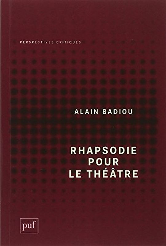 Rhapsodie pour le théâtre