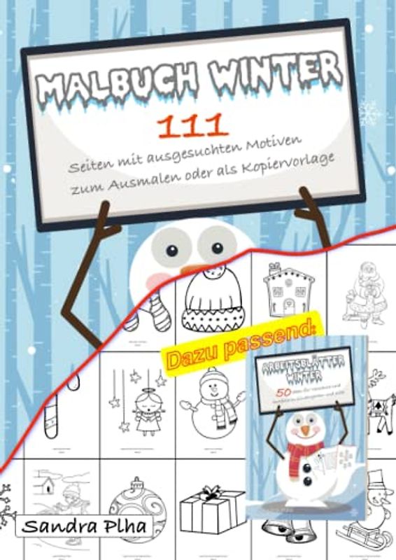 KitaFix-Kreativ: Malbuch Winter: 111 Seiten mit ausgesuchten Motiven zum Ausmalen oder als Kopiervorlage (KitaFix-Kreativ: Malbücher)