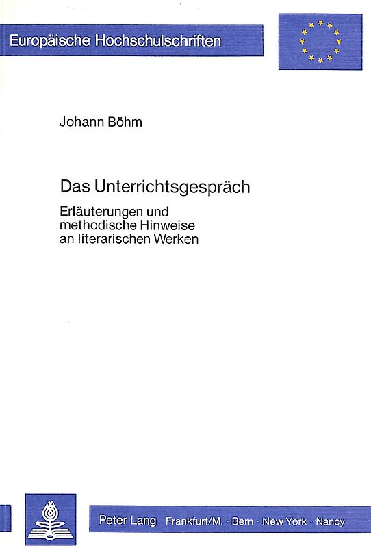 Das Unterrichtsgespräch