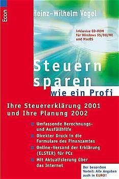 Steuern sparen wie ein Profi 2002 mit CD-ROM