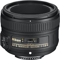 Nikon AF-S NIKKOR 50 mm F1.8 G 58 mm Objectif (adapté à Nikon F) noir