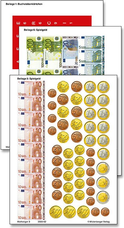 Mathetiger 3 - 3. Schuljahr / Mathetiger 3, Arbeitsbeilagen