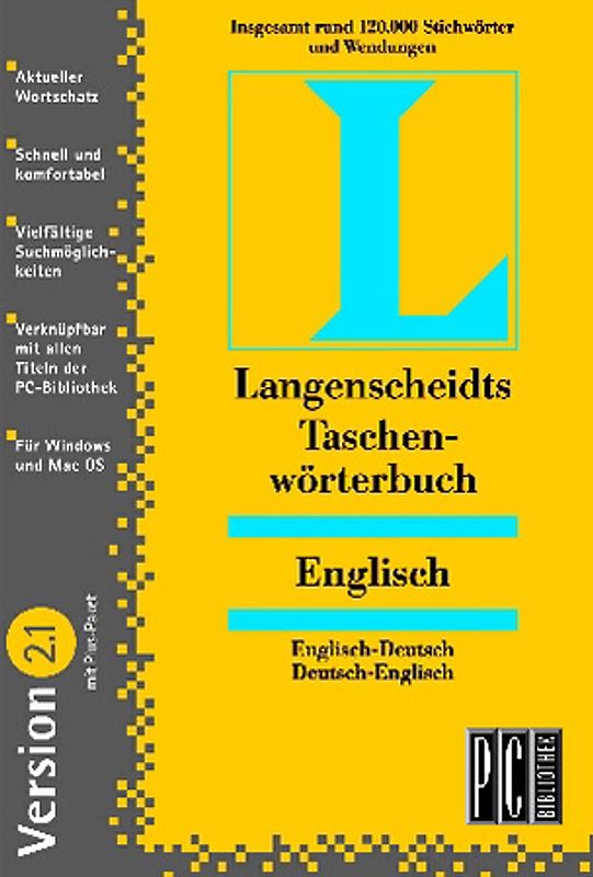 Taschenwörterbuch Englisch - Version 2.1 mit Plus-Paket MacOS