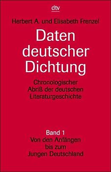 Daten deutscher Dichtung 1