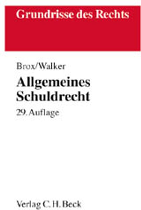 Allgemeines Schuldrecht
