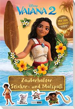 Disney Vaiana 2: Zauberhafter Sticker- und Malspaß