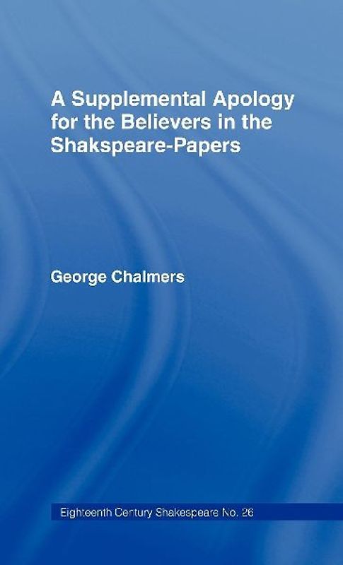 Supplemental Apology for Believers in Shakespeare Papers