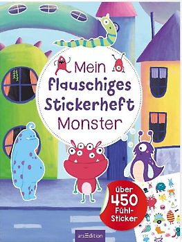 Mein flauschiges Stickerheft - Monster