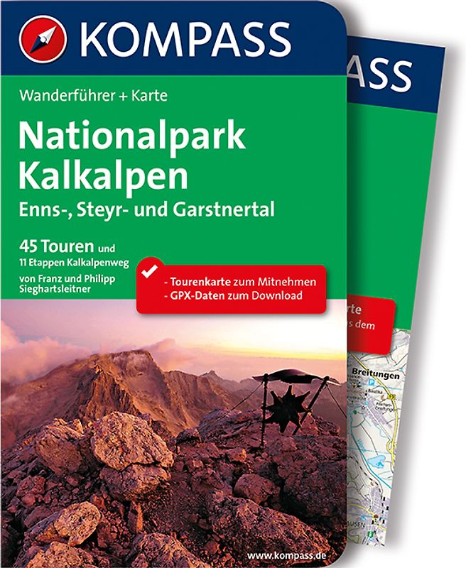 KOMPASS Wanderführer Nationalpark Kalkalpen - Pyhrn-Priel, Enns- und Steyrtal