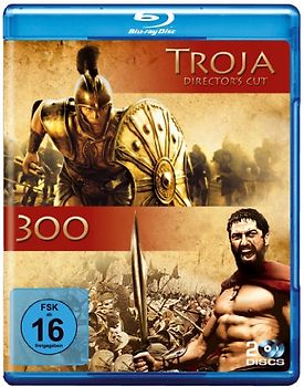 Troja / 300 [2 Discs] Blu-ray Disc