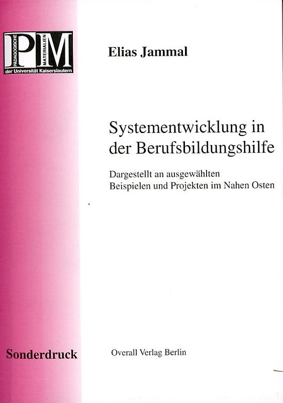 Systementwicklung in der Berufsbildungshilfe